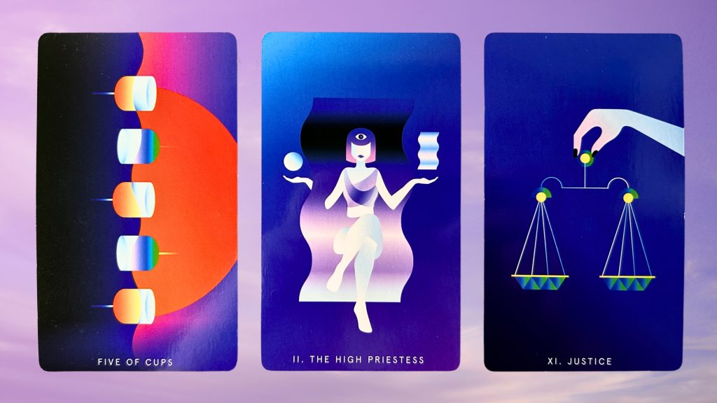 Cards from the Mystic Mondays Tarot deck