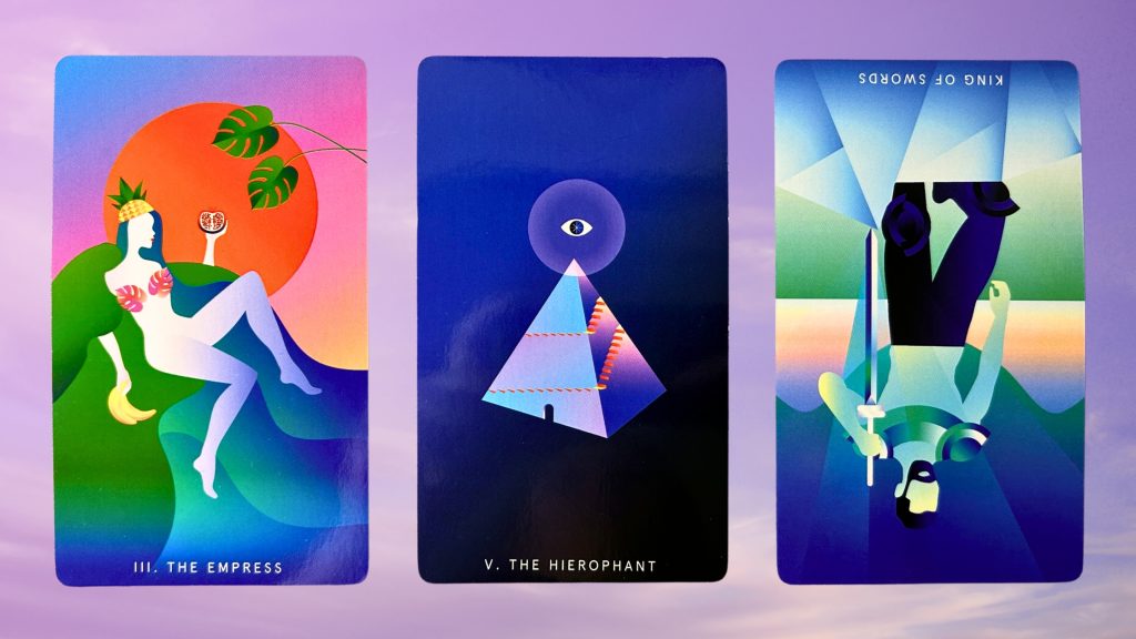 Cards from the Mystic Mondays Tarot deck