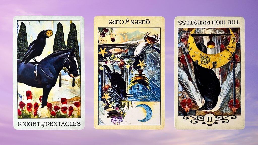 Cards from the Crow Tarot deck