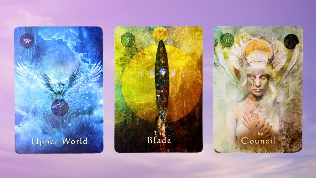Cards from the Mystical Shaman Oracle deck