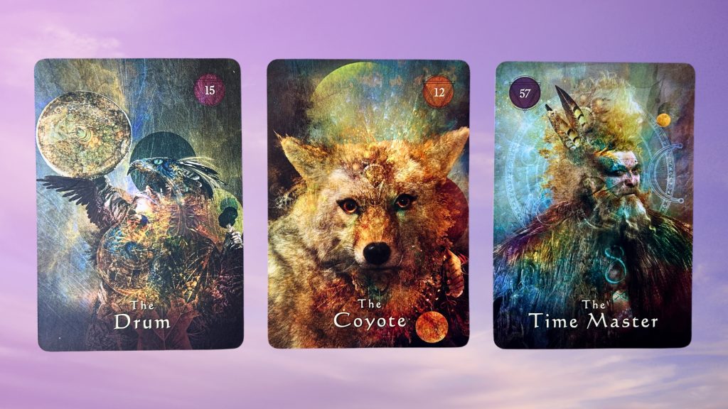 Cards from the Mystical Shaman Oracle deck