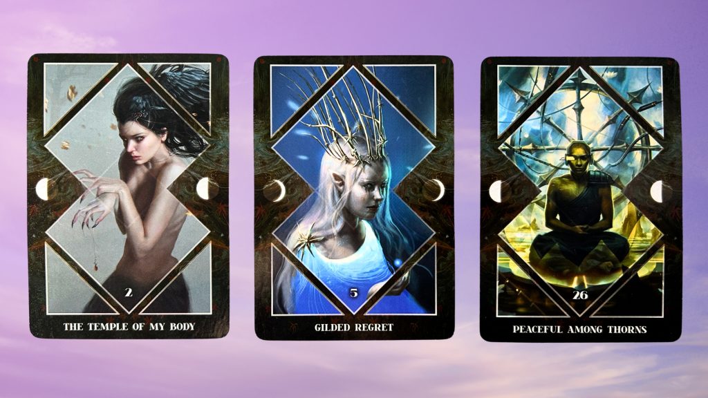 Cards from the Dark Mirror Oracle deck