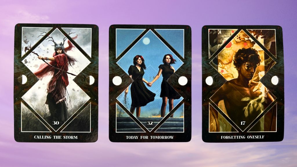 Cards from the Dark Mirror Oracle deck