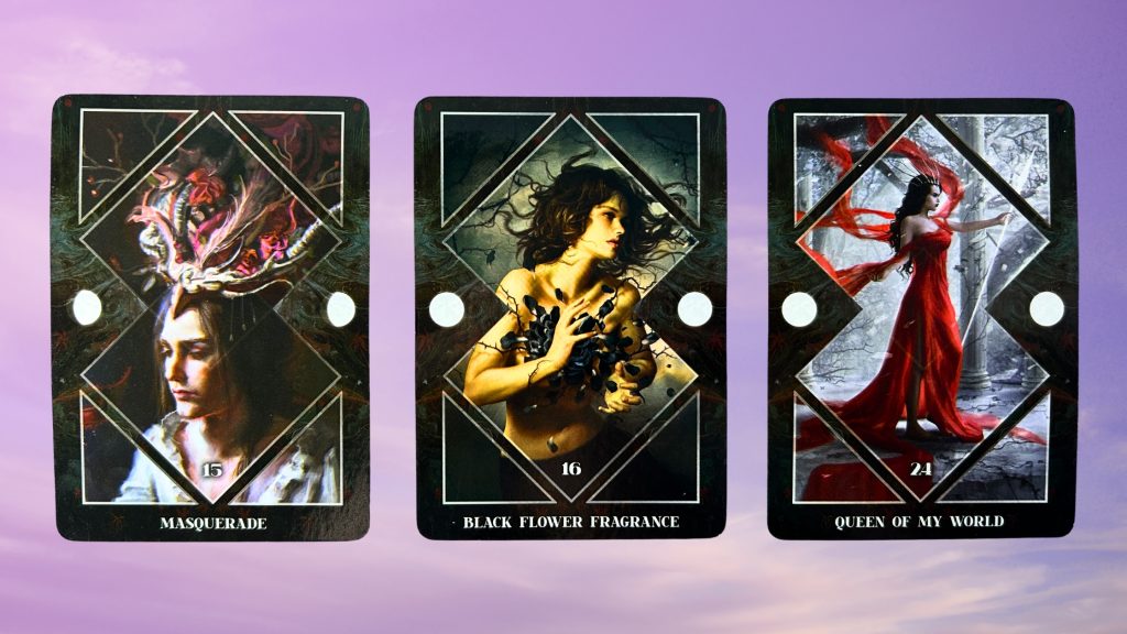 Cards from the Dark Mirror Oracle deck