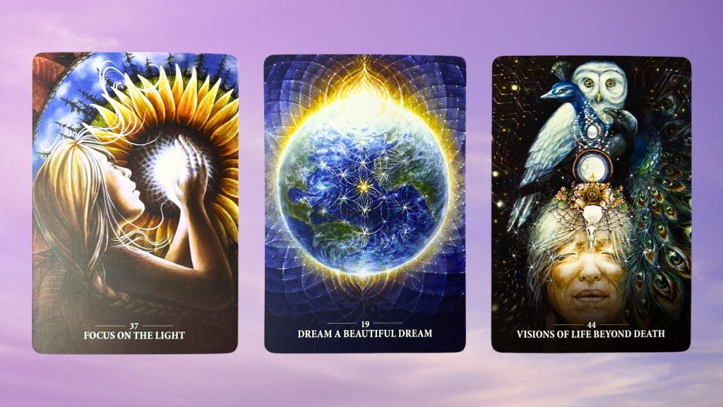Cards from the Sacred Rebel Oracles deck