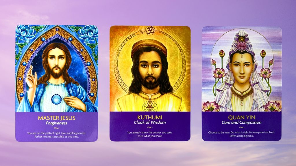 Cards from the Keepers of the Light Oracle deck