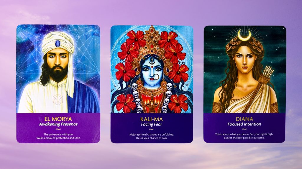 Cards from the Keepers of the Light Oracle deck