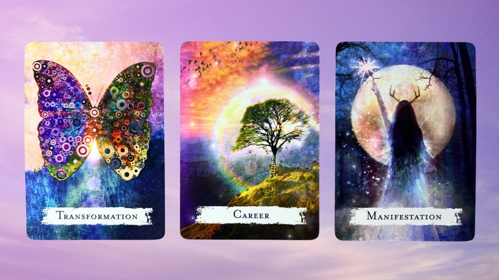 Cards from the Spellcasting Oracle deck