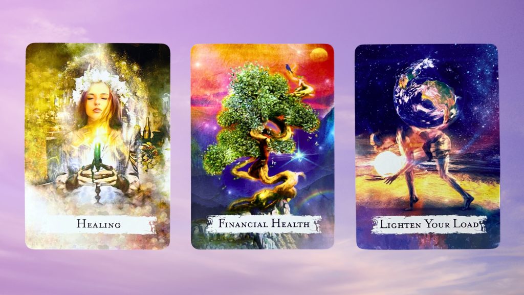 Cards from the Spellcasting Oracle deck