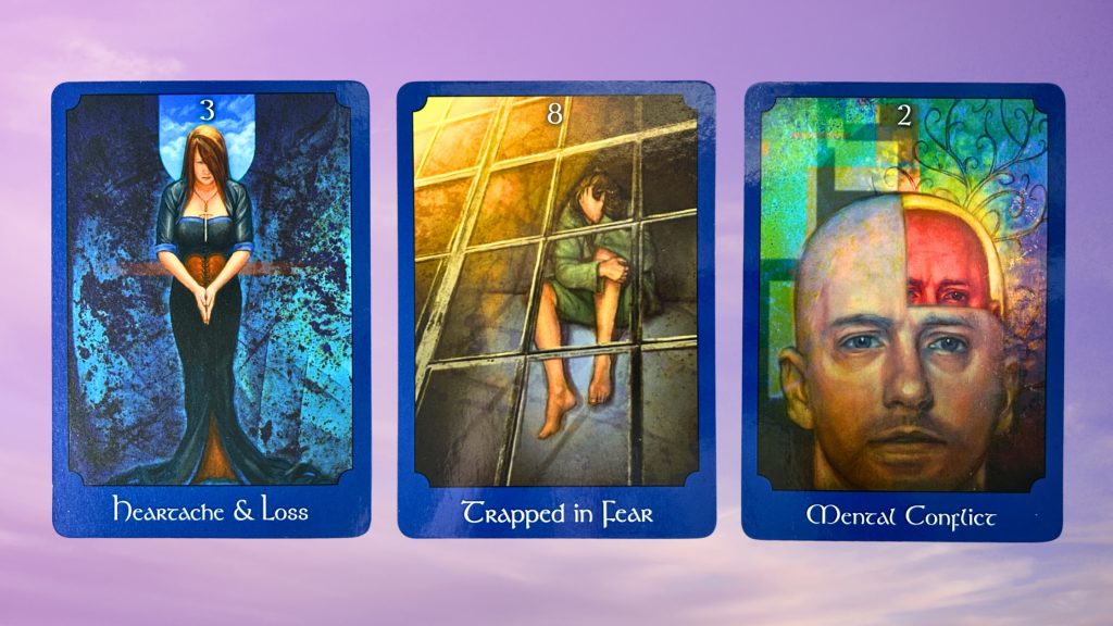 Cards from the Psychic Tarot Oracle deck