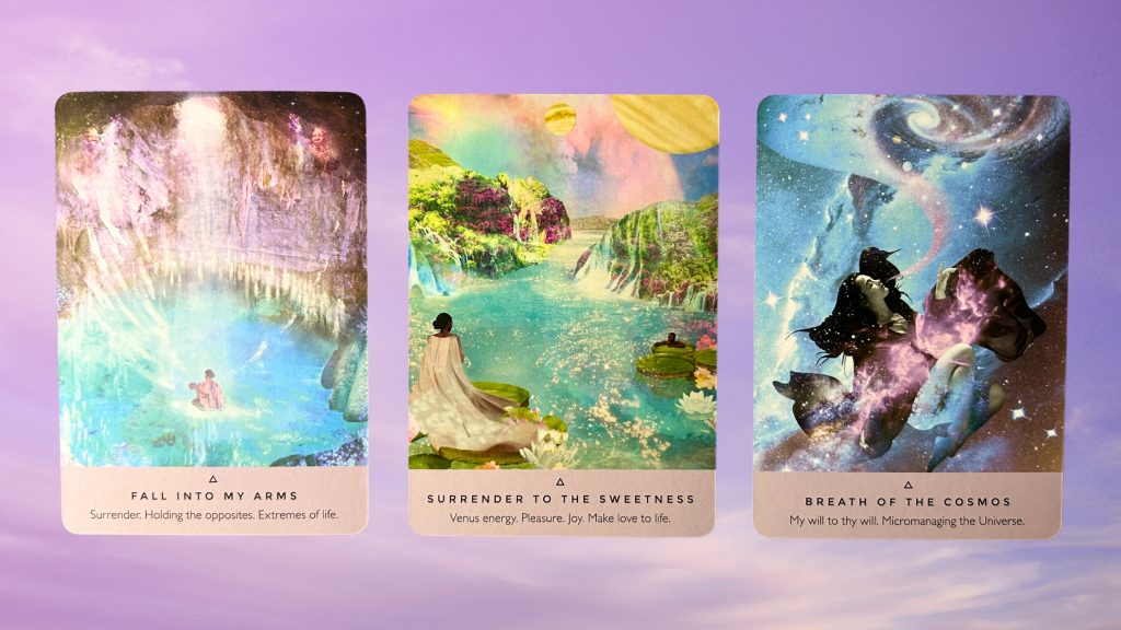Cards from the Starseed Oracle deck
