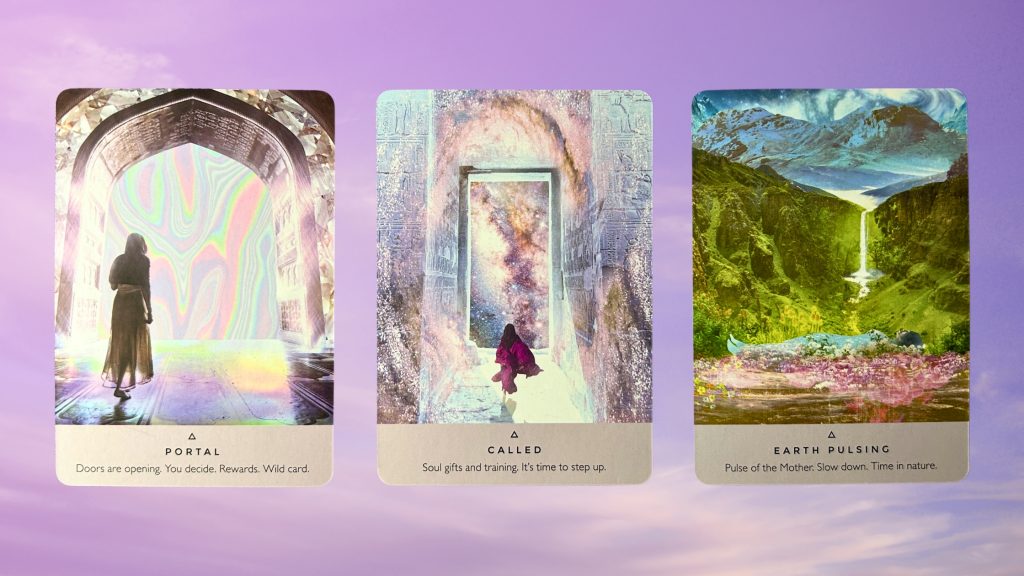 Cards from the Starseed Oracle deck