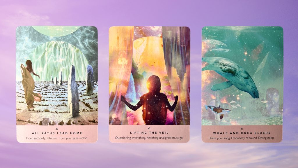 Cards from the Starseed Oracle deck