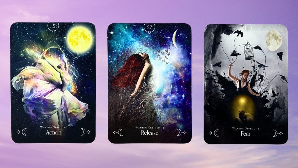 Cards from the Queen of the Moon Oracle deck