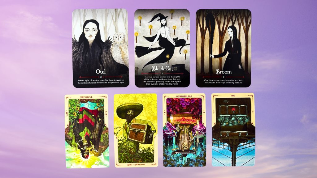 Oracle and tarot cards