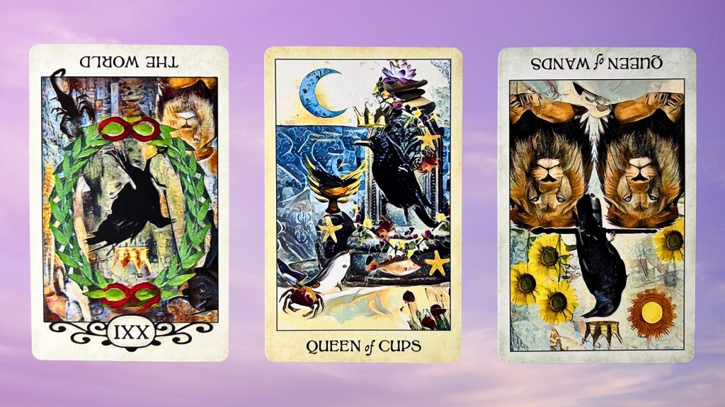 Cards from the Crow Tarot