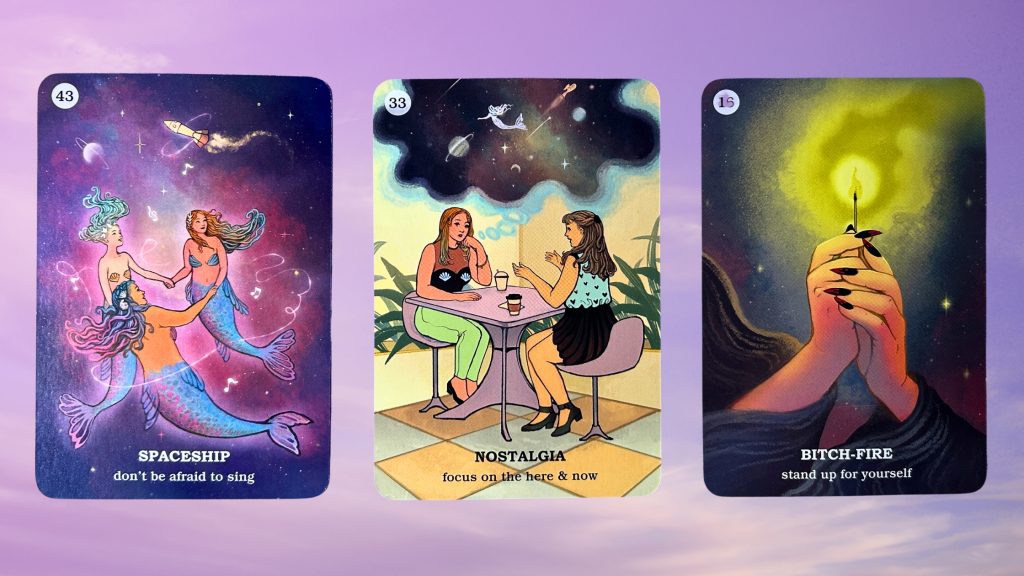 Cards from the Believe In Your Own Magic Oracle deck