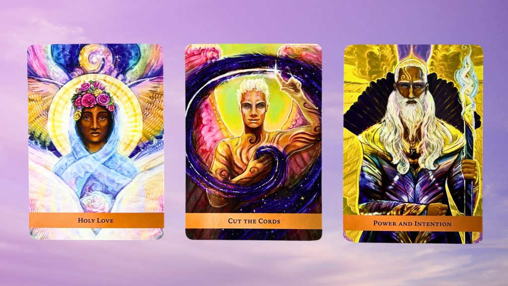 Cards from the Angel Guide Oracle deck