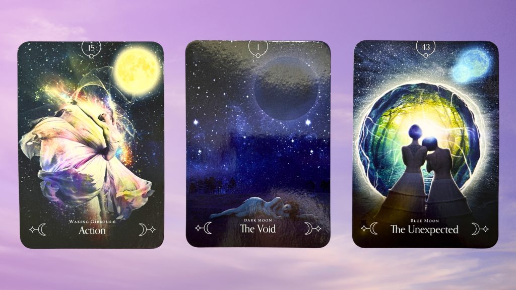 Cards from the Queen of the Moon Oracle deck