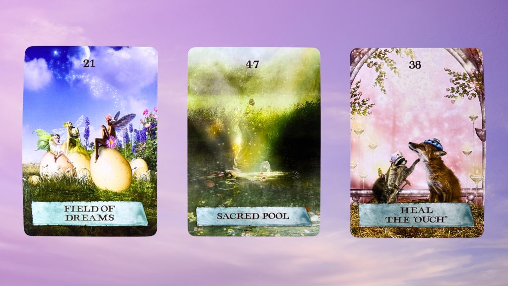 Cards from the Enchanted Map Oracle deck